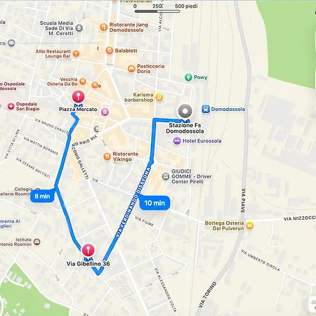 شقة Casa 1855 'centro Citta' دومودوسولا